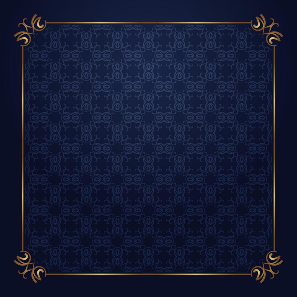 floral pattern, with vintage frame vector