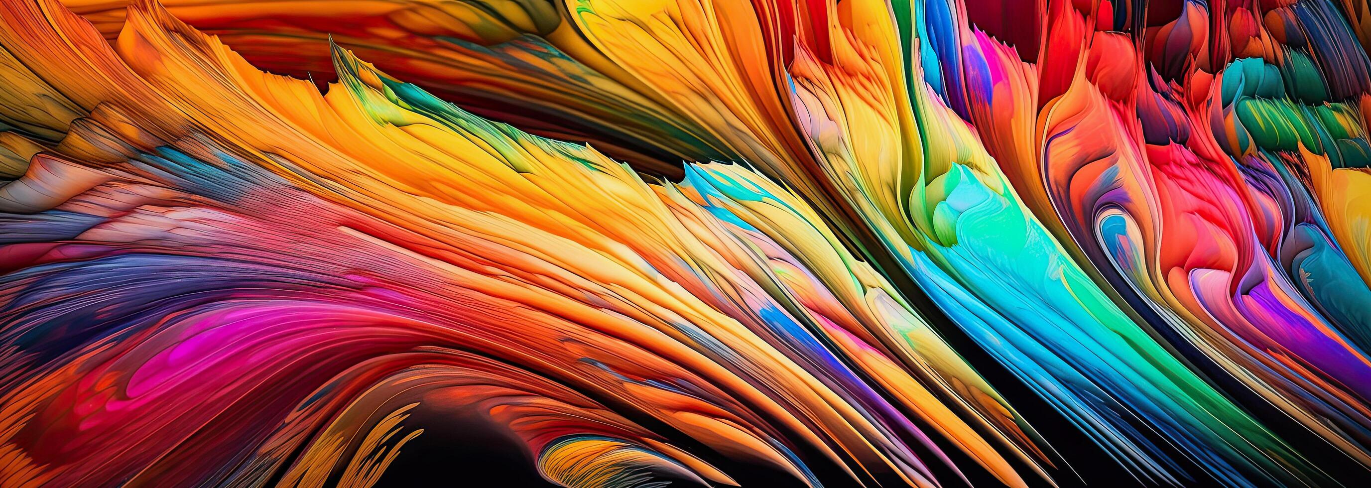 illustration of a multicolored background pattern in banner size photo