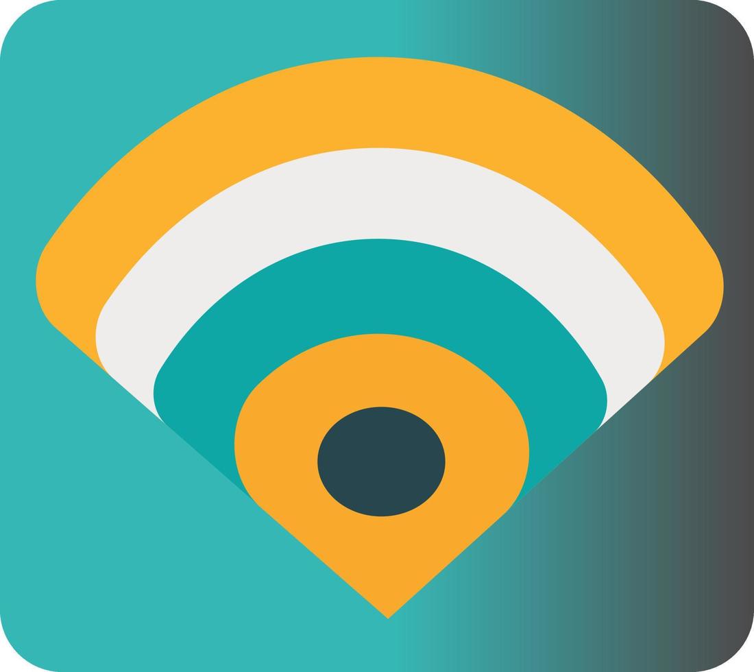cartoon Wi-Fi icon vector
