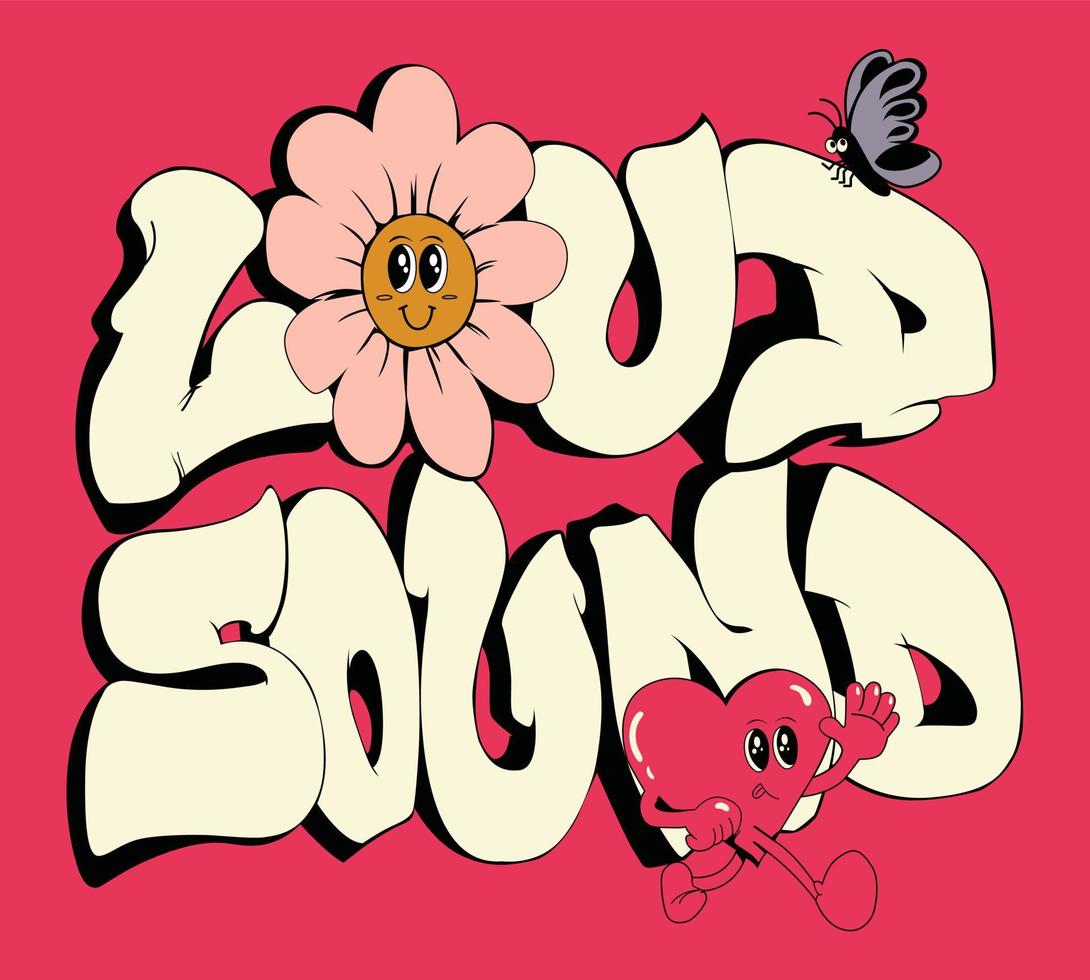 Loud Sound Spring Design vector