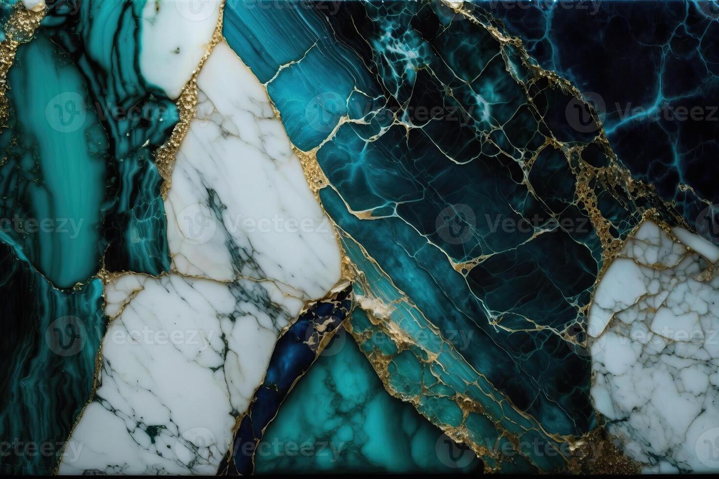 Luxury marble texture background white emerald gold. Natural stone color pattern photo