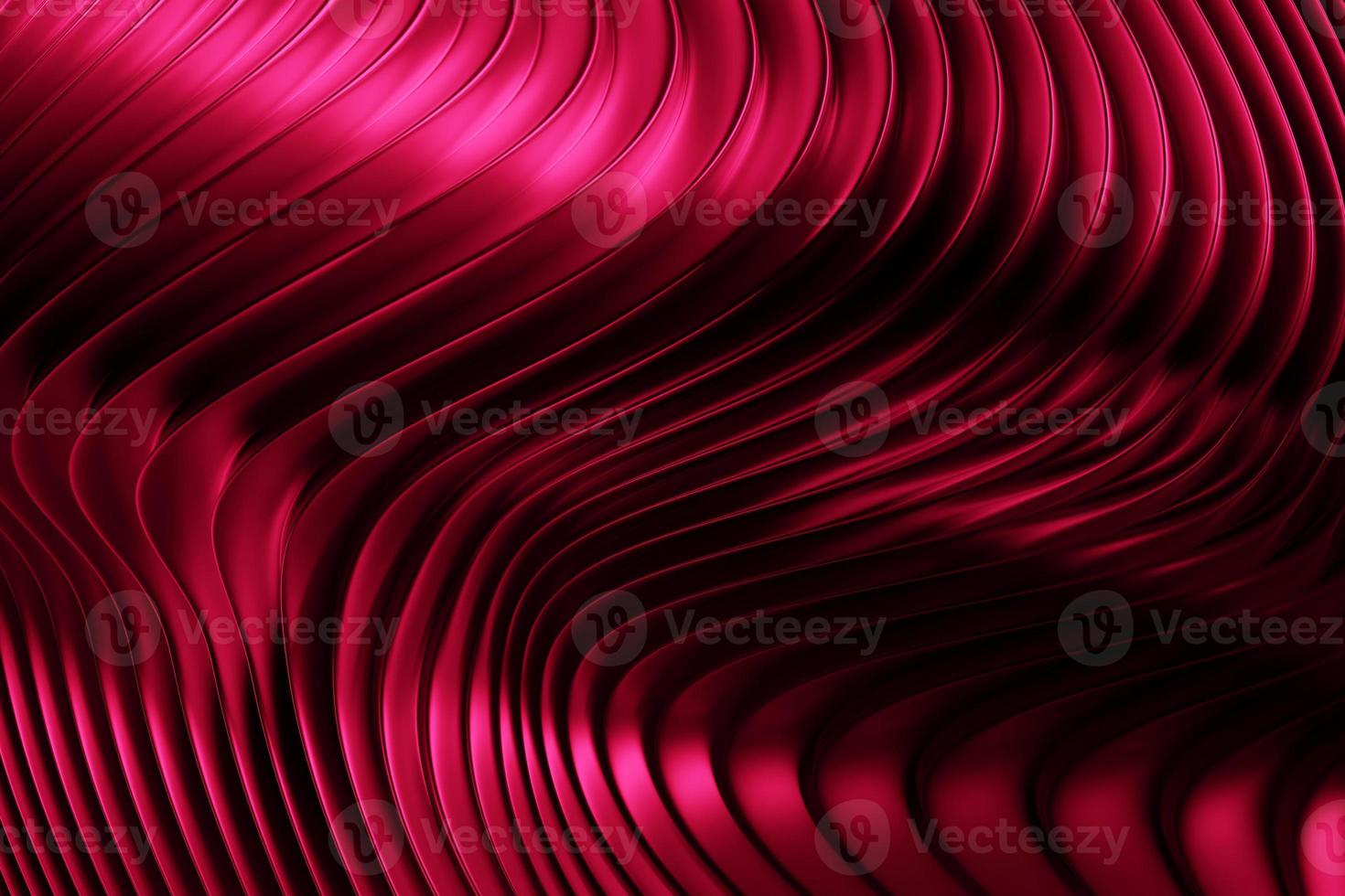 Red stripes, patterns. Modern striped backgrounds. Lines of variable thickness. 3D illustration photo