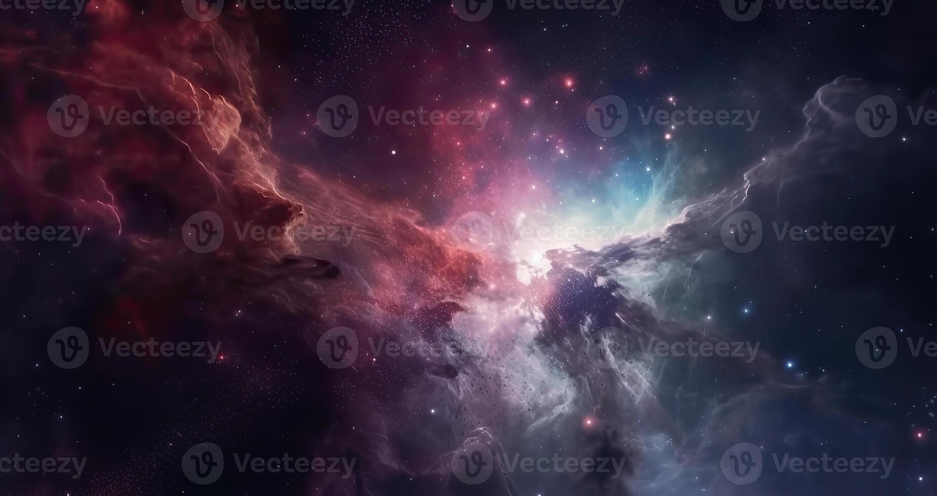 Galaxy and Nebula. Abstract space background. Endless universe with stars and galaxies in outer space. Cosmos art. photo