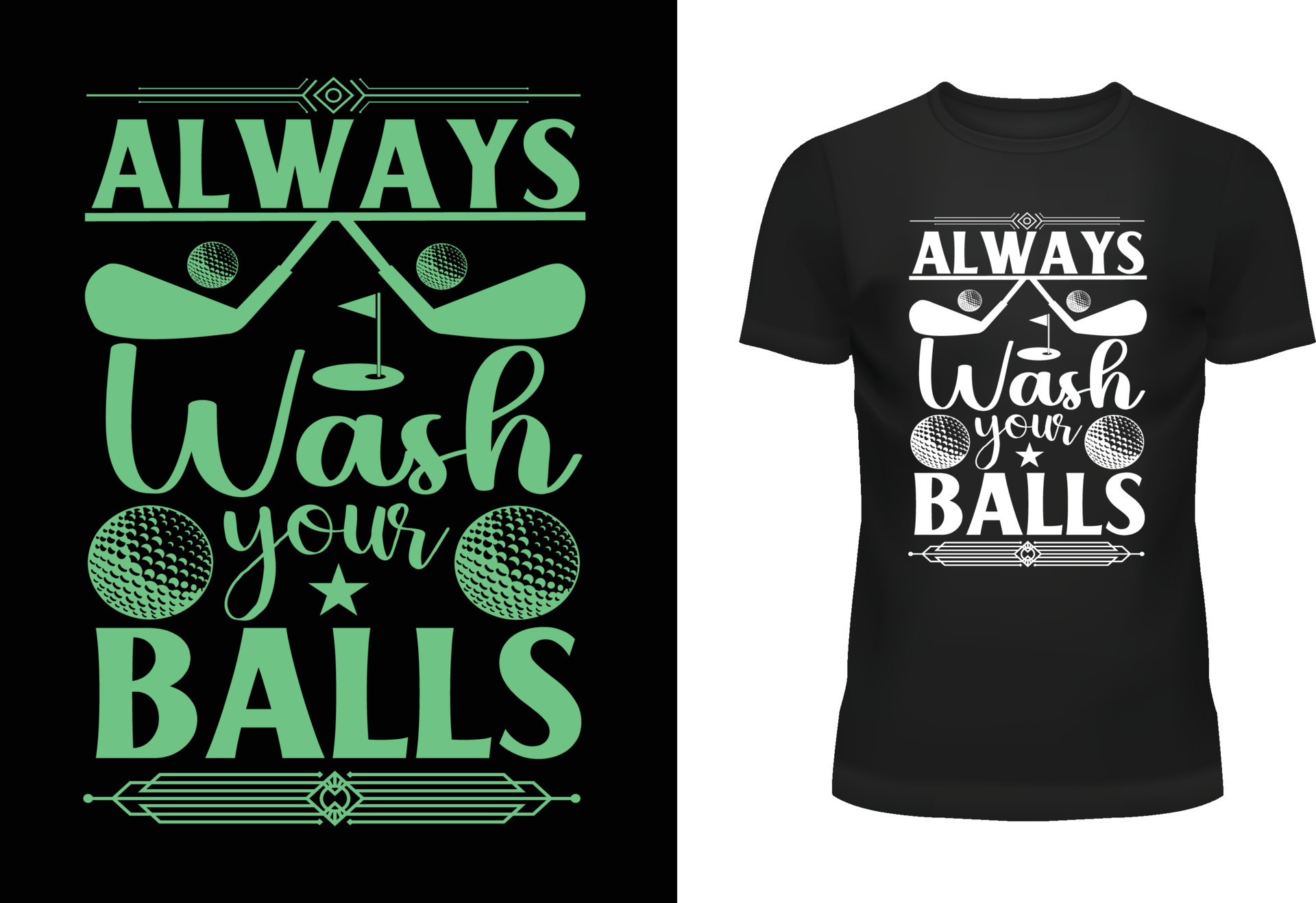 Always Wash Your Balls 22452486 Vector Art at Vecteezy