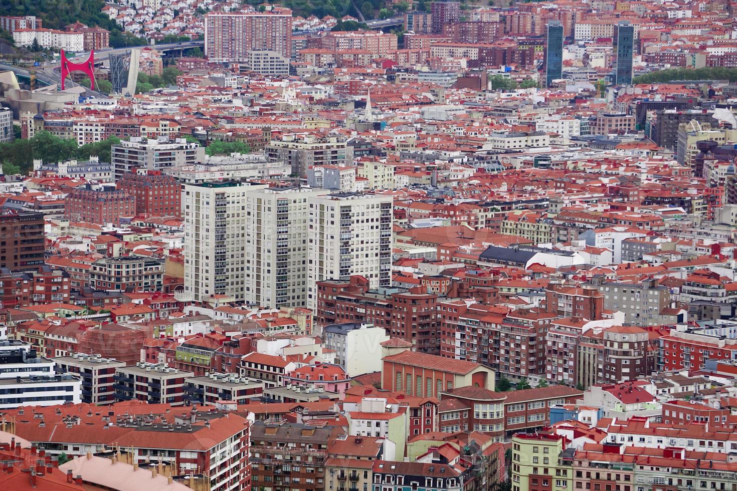 cityscape and architecture in Bilbao city, Spain, travel destination photo