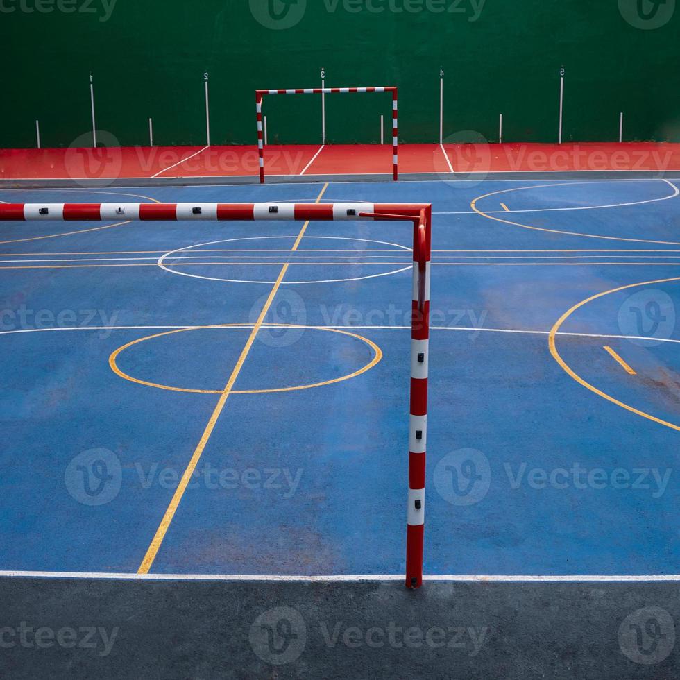 old street soccer goal sports equipment photo