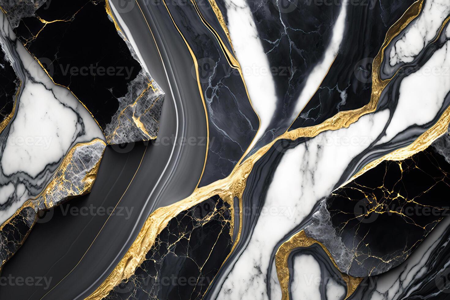 Luxury marble texture background white black gold. Natural stone color material pattern photo