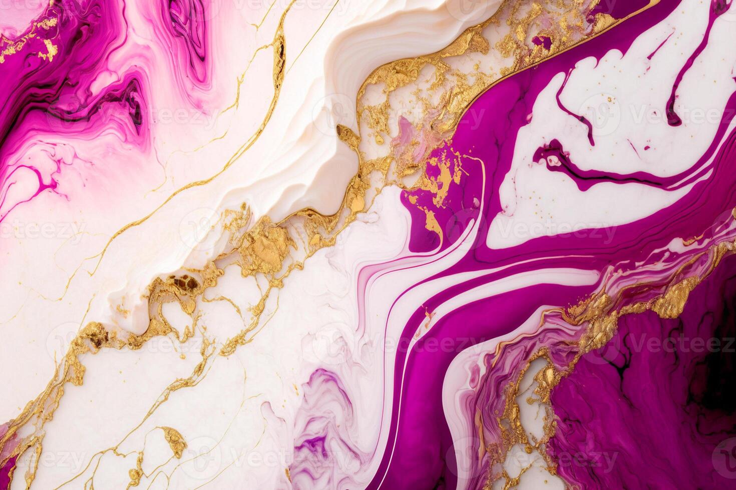 Luxury marble texture background white magenta gold. Natural stone color pattern photo