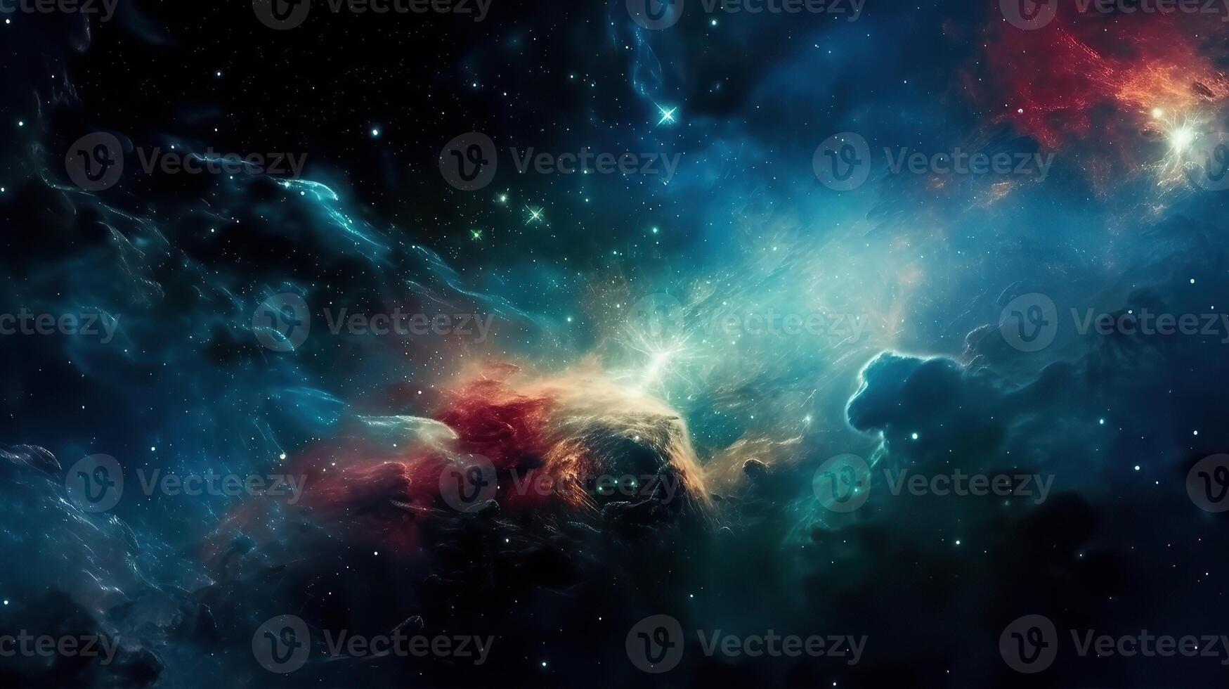 Galaxy and Nebula. Abstract space background. Endless universe with stars and galaxies in outer space. Cosmos art. photo