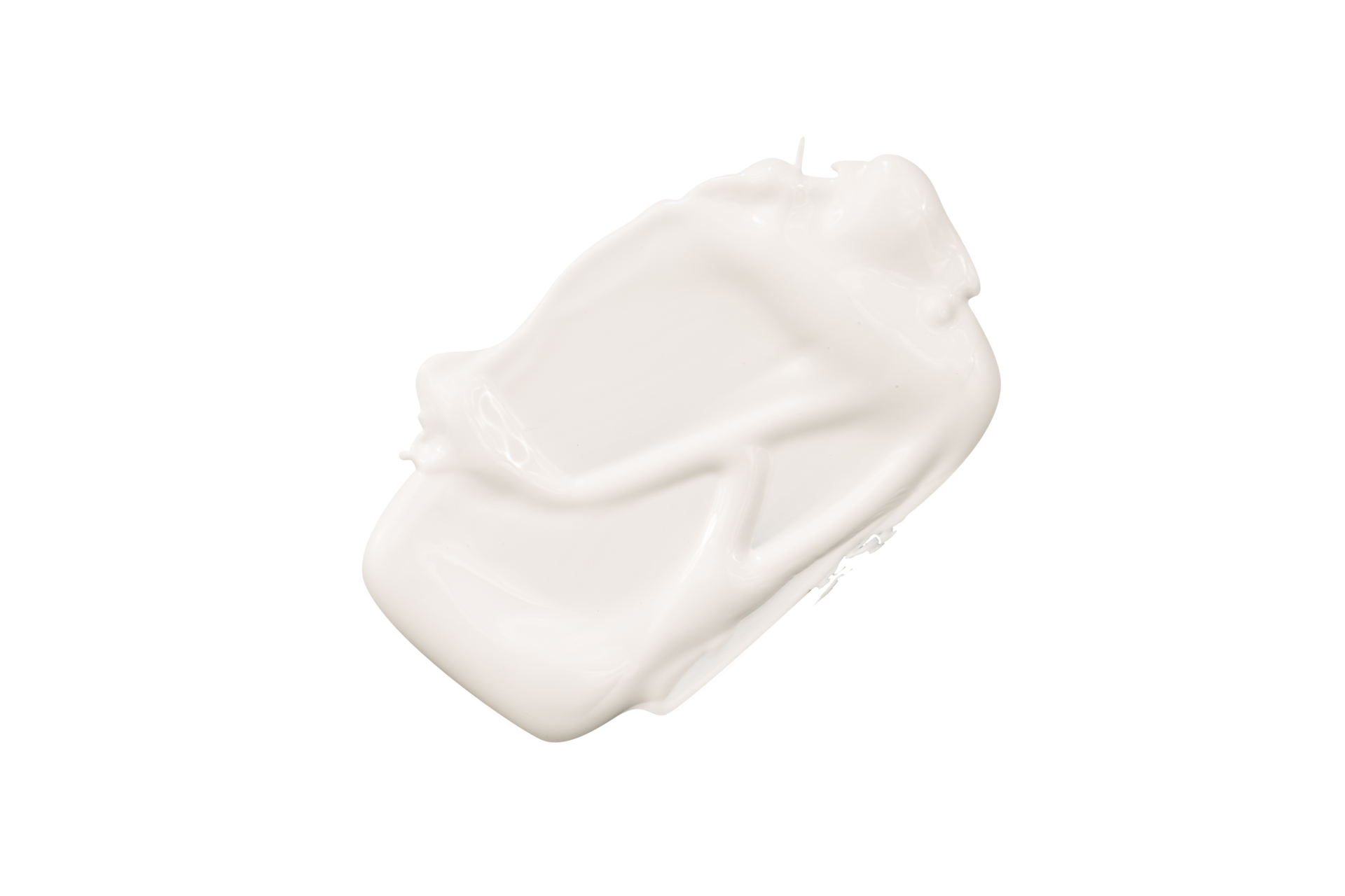 Stroke of white lotion isolated 22453181 PNG