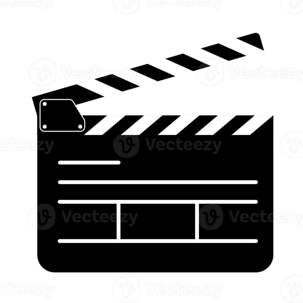 blank clapper board template png