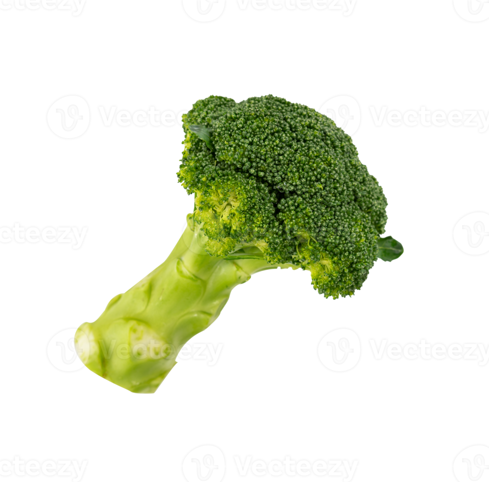 Fresh green broccoli isolated for healthy food element png