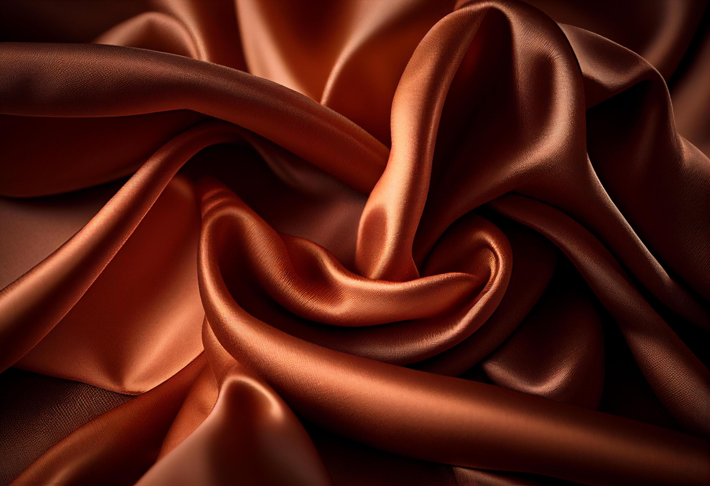 Smooth elegant colorful silk can use as wedding background. In Sepia