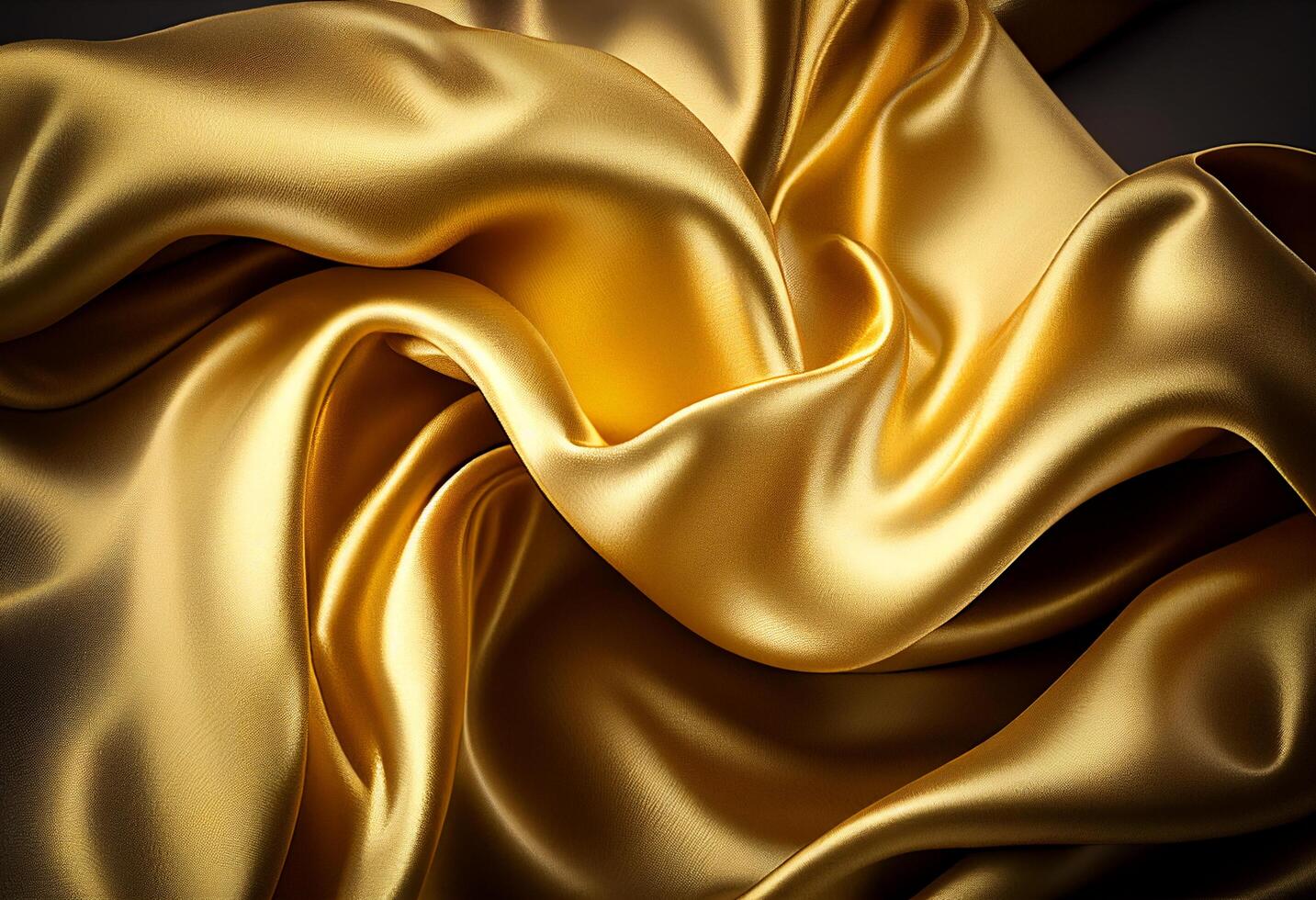 Golden satin background with some smooth lines in it 3d render photo