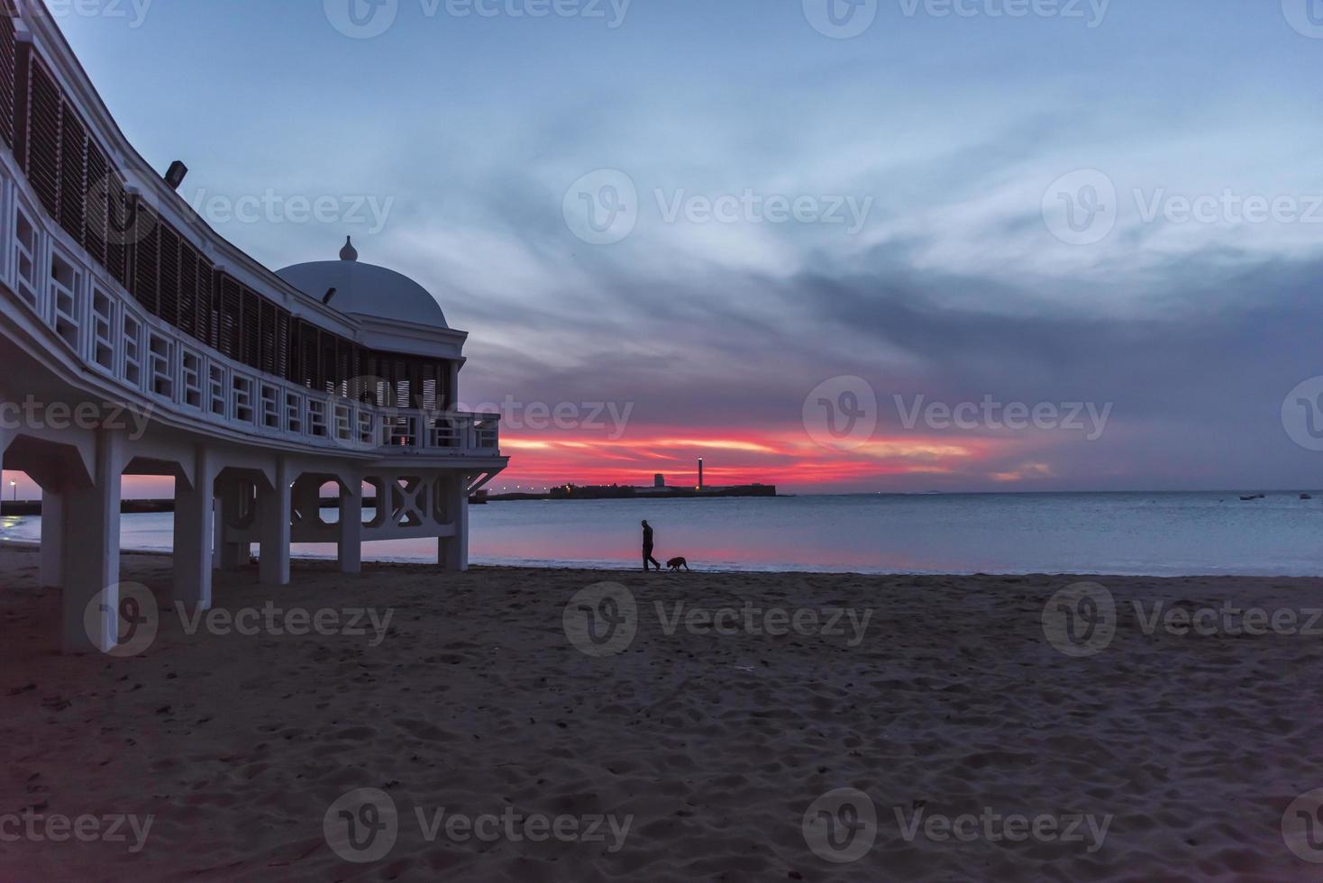 cadiz un Puerto ciudad en Andalucía en Sur oeste España y diferente ciudad puntos de vista foto