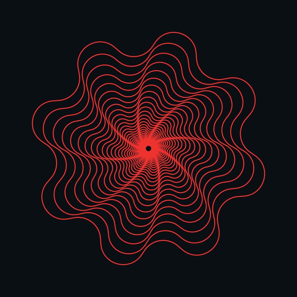 resumen geométrico formas y rejillas figura estrella oval espiral flor y otro primitivo elementos diseño, resumen antecedentes vector