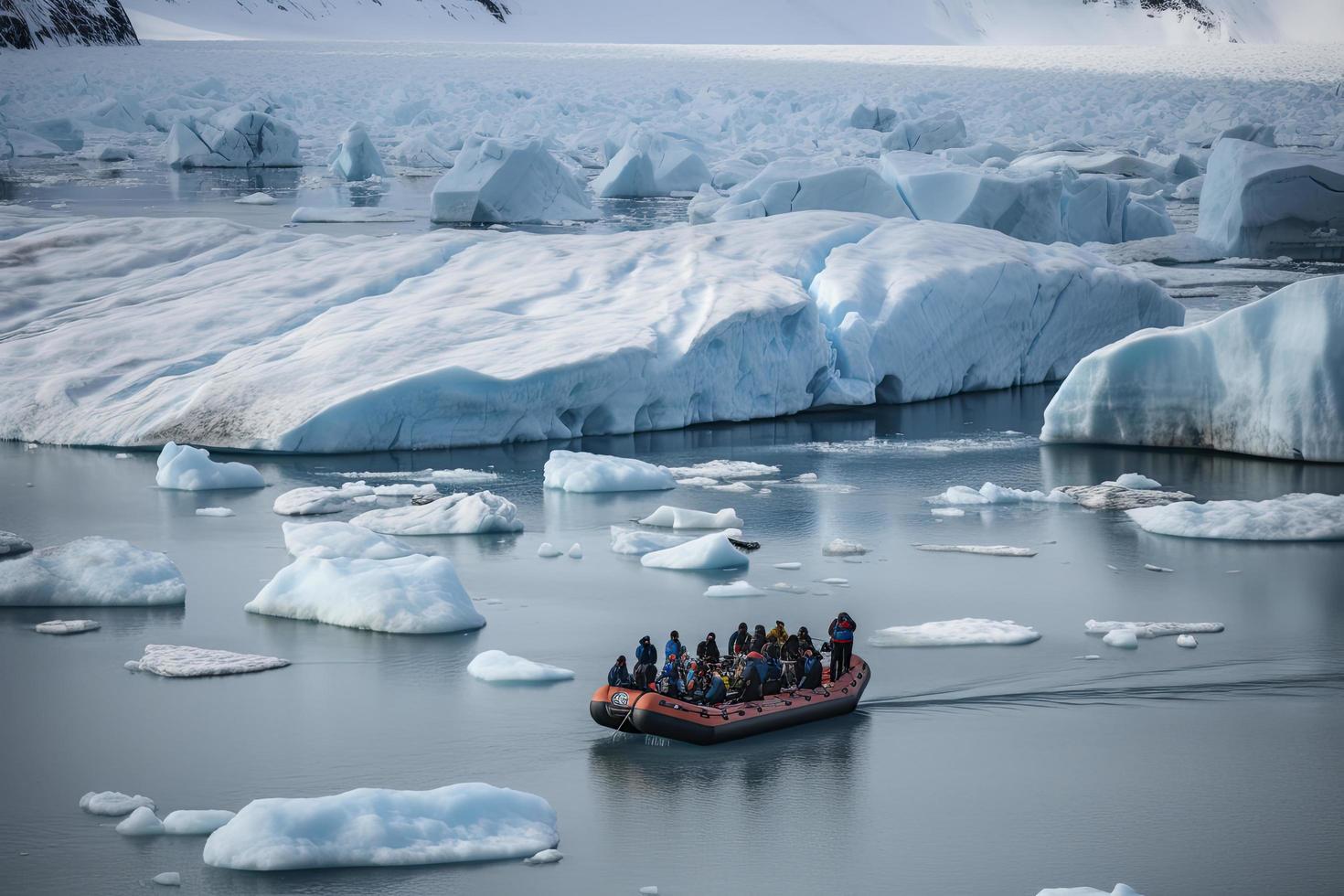 Adventure on the icy waters of Alaska photo