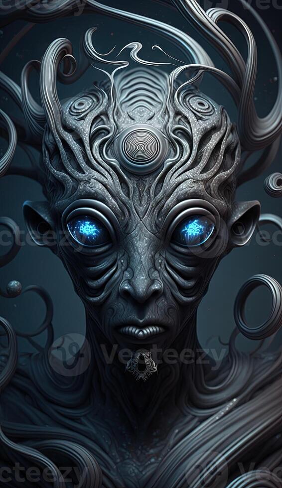 A alien creature of another planet image photo