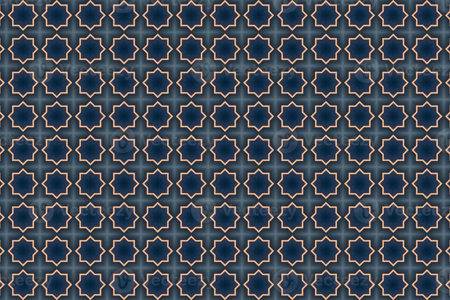 decorating geometric flower shapes and pattern background photo
