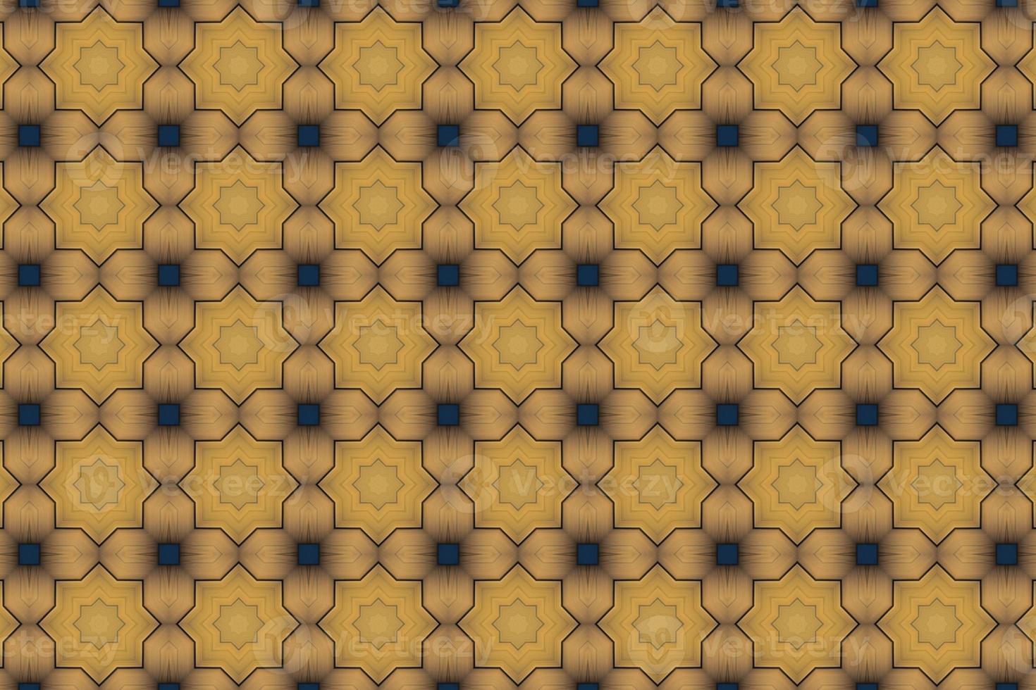 decorating geometric flower shapes and pattern background photo