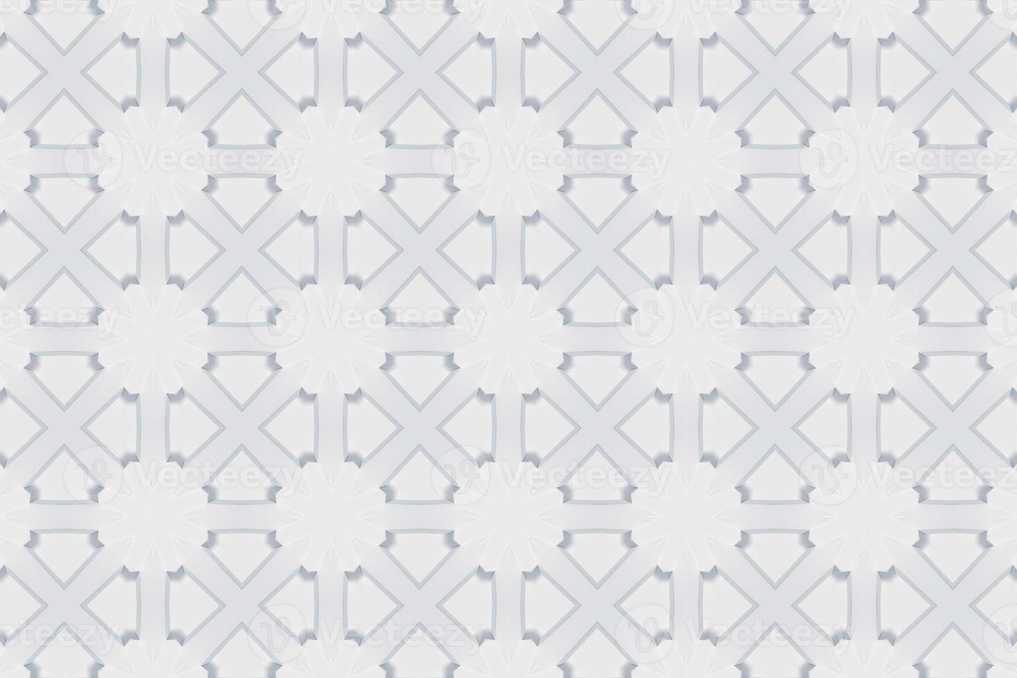 decorating geometric flower shapes and pattern background photo