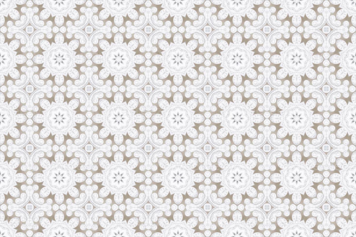 decorating geometric flower shapes and pattern background photo