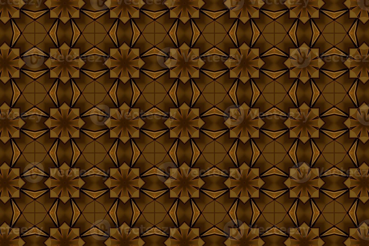 decorating geometric flower shapes and pattern background photo