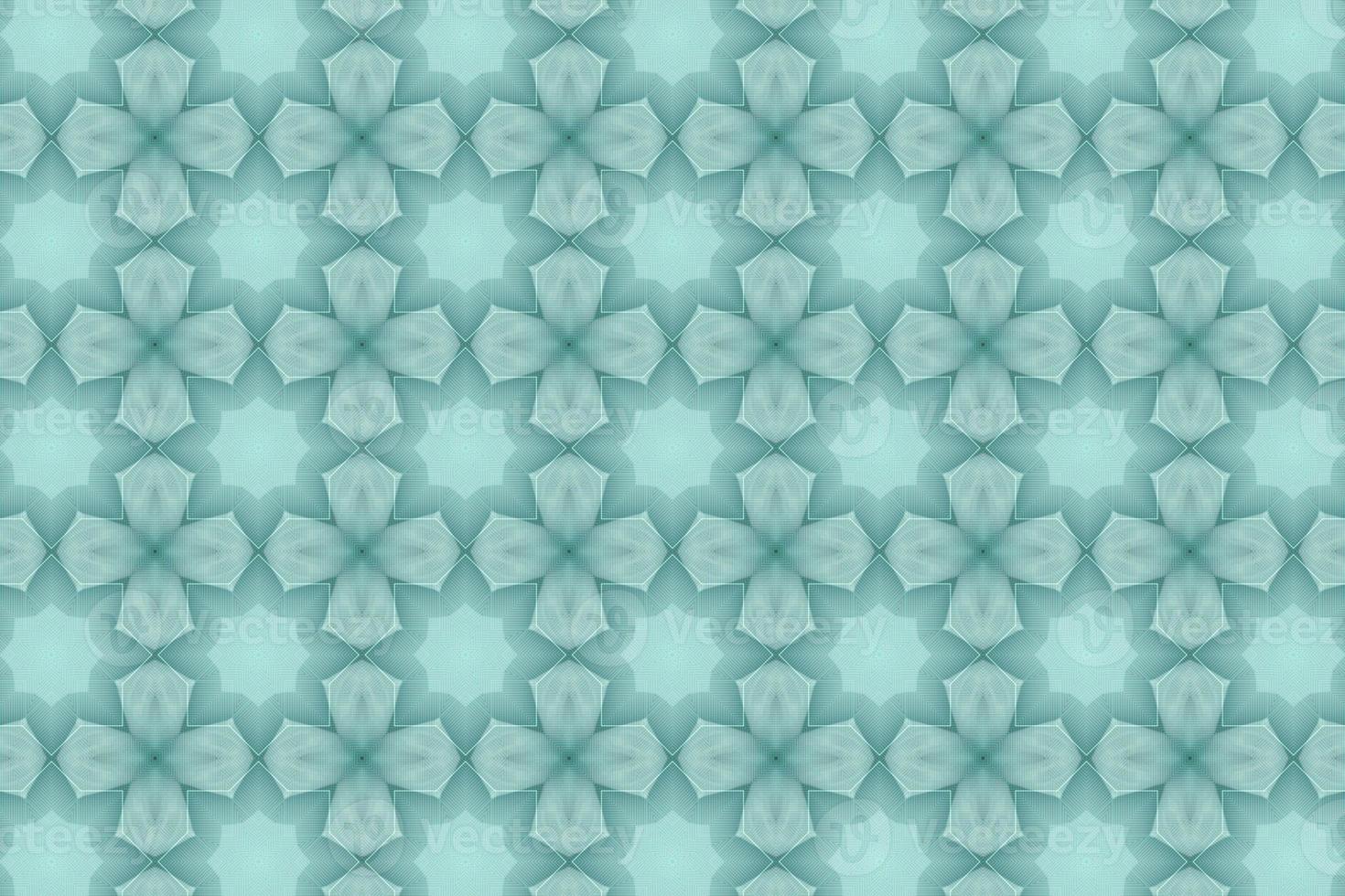 decorating geometric flower shapes and pattern background photo