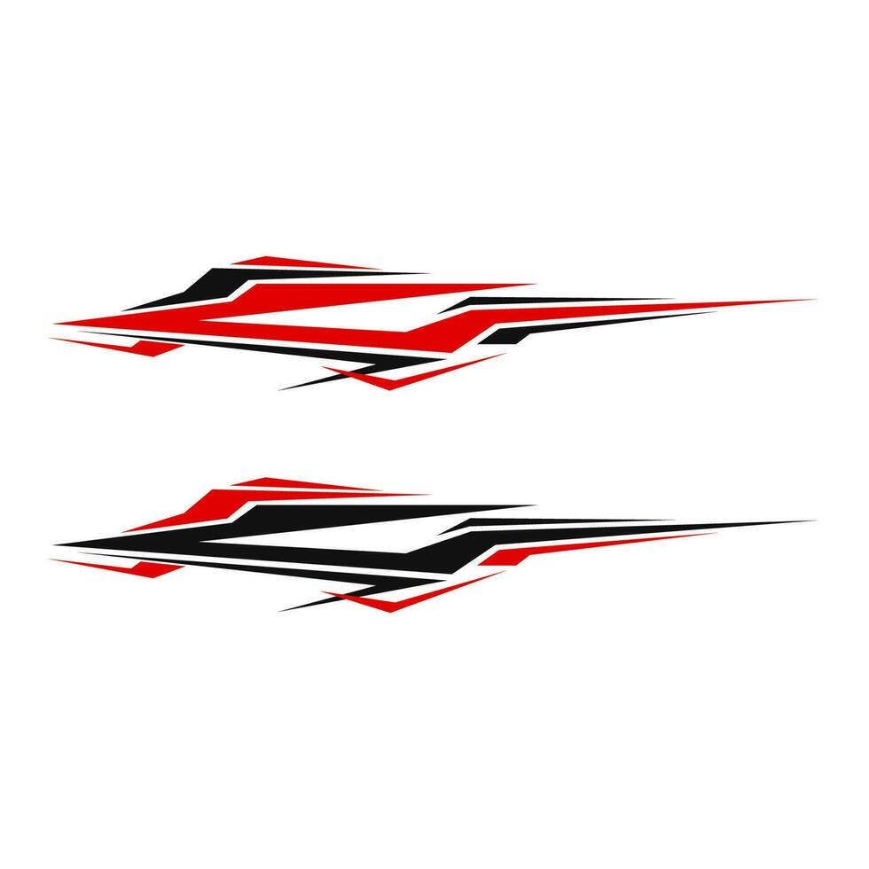 racing car sticker design vector. sports car stickers 22457390 Vector