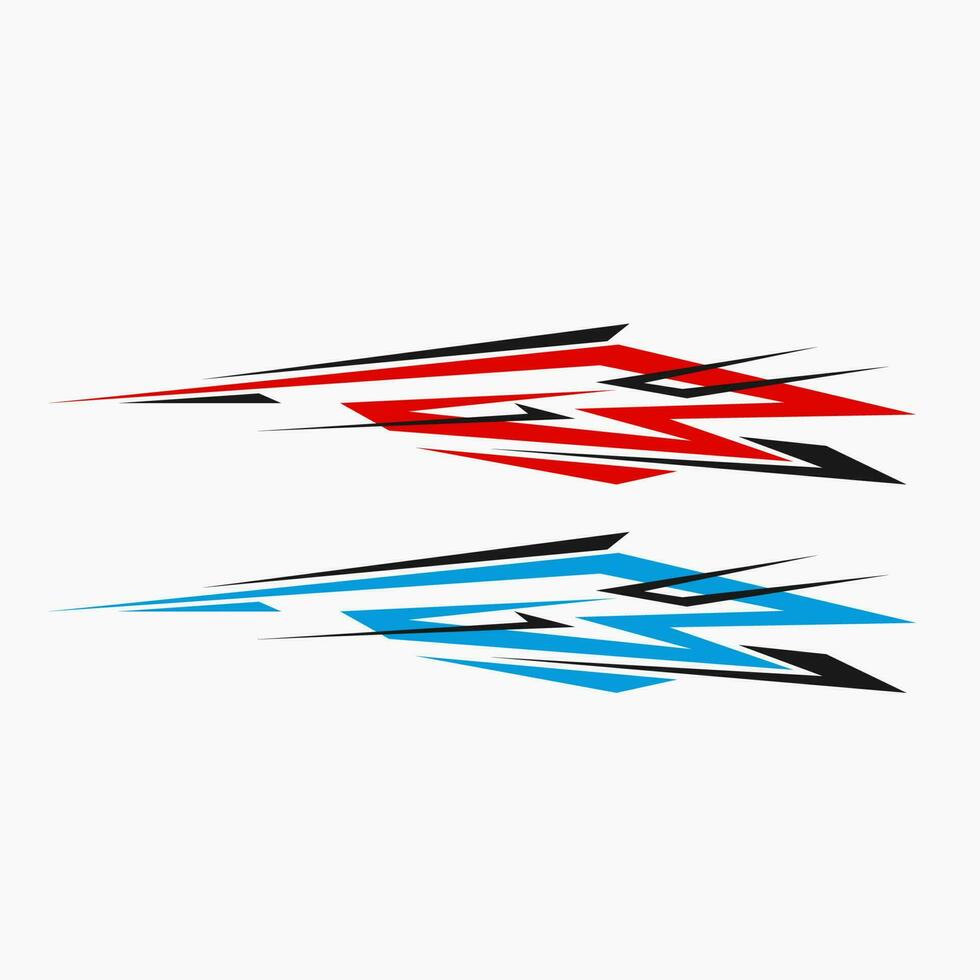 racing car sticker design vector. sports car stickers vector