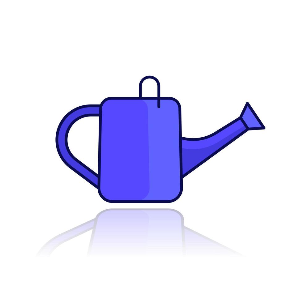 watering can icon with outline vector