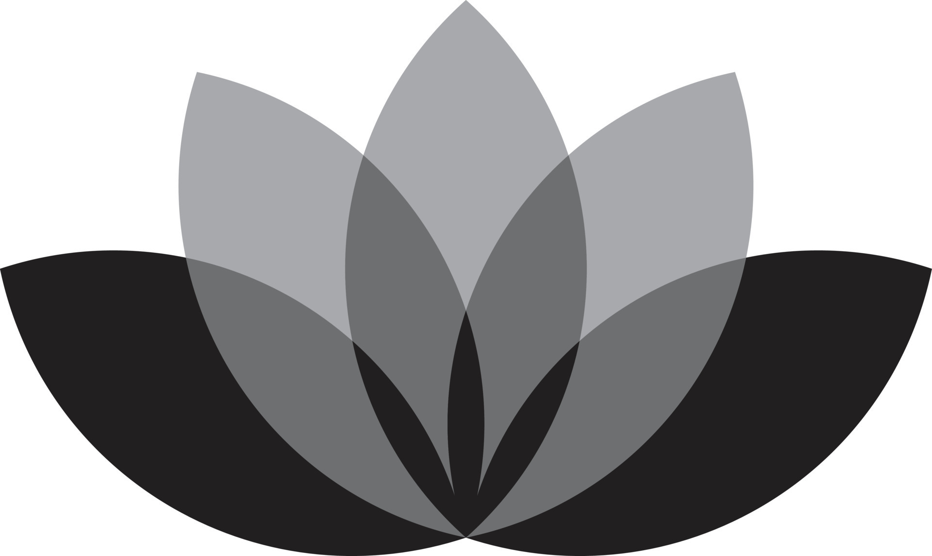 lotus flower icon symbol . harmony icon . flower icon vector