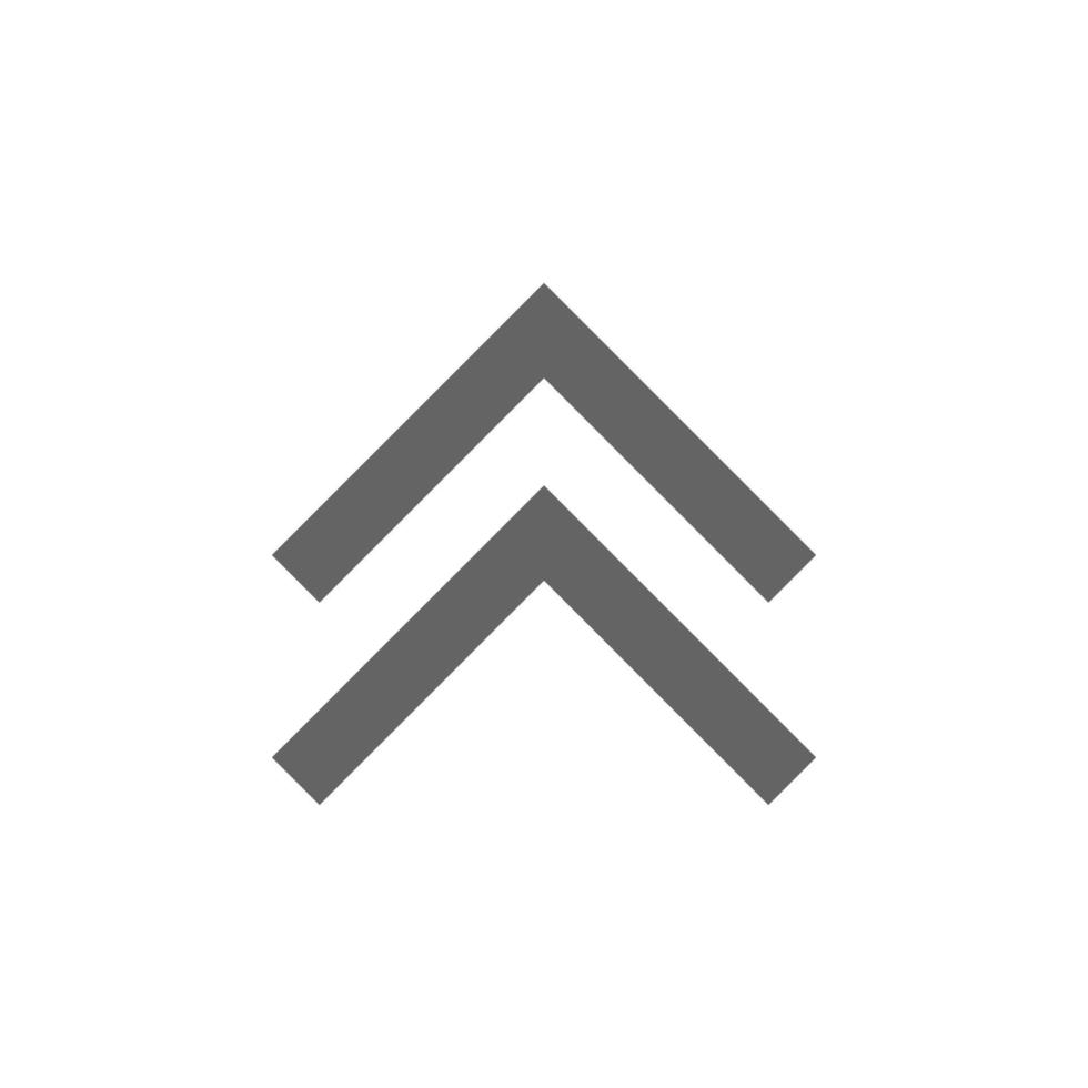 Arrow, up vector icon