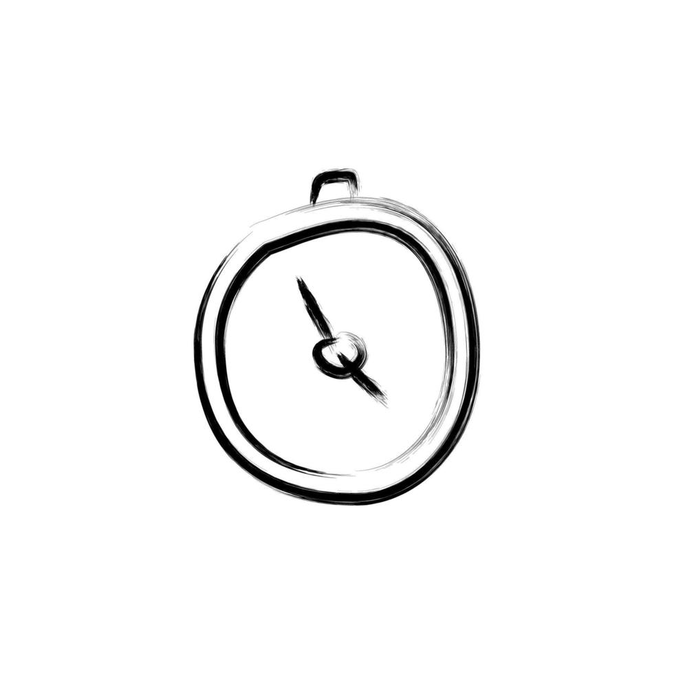 stopwatch sketch style vector icon