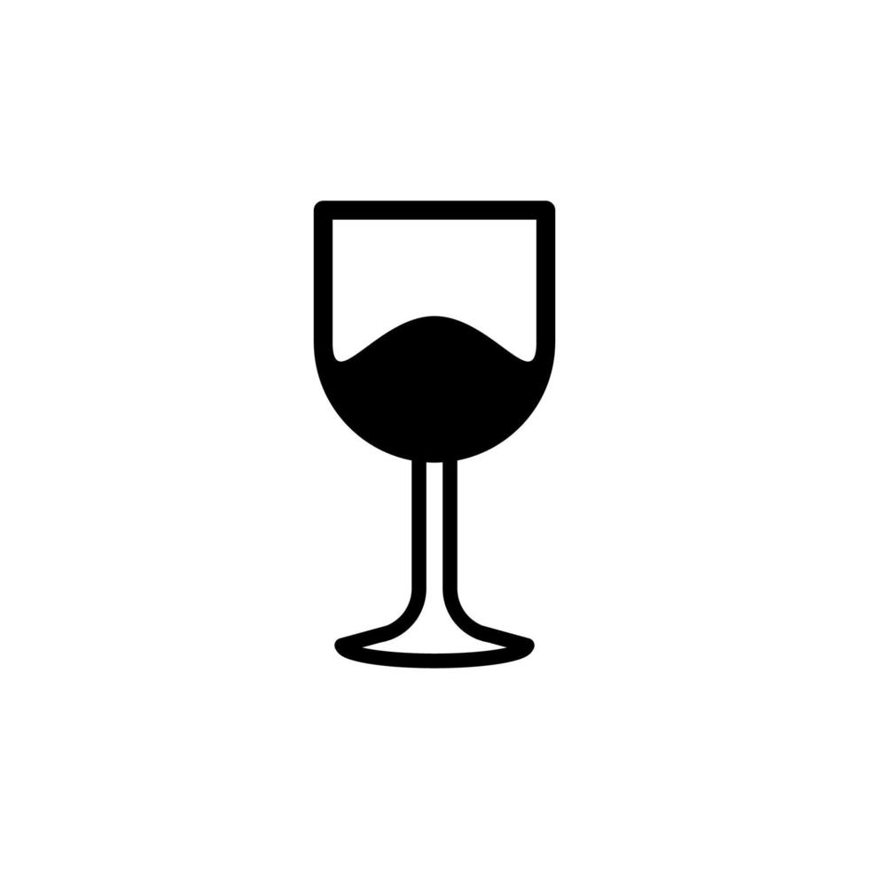 wine glass A1 vector