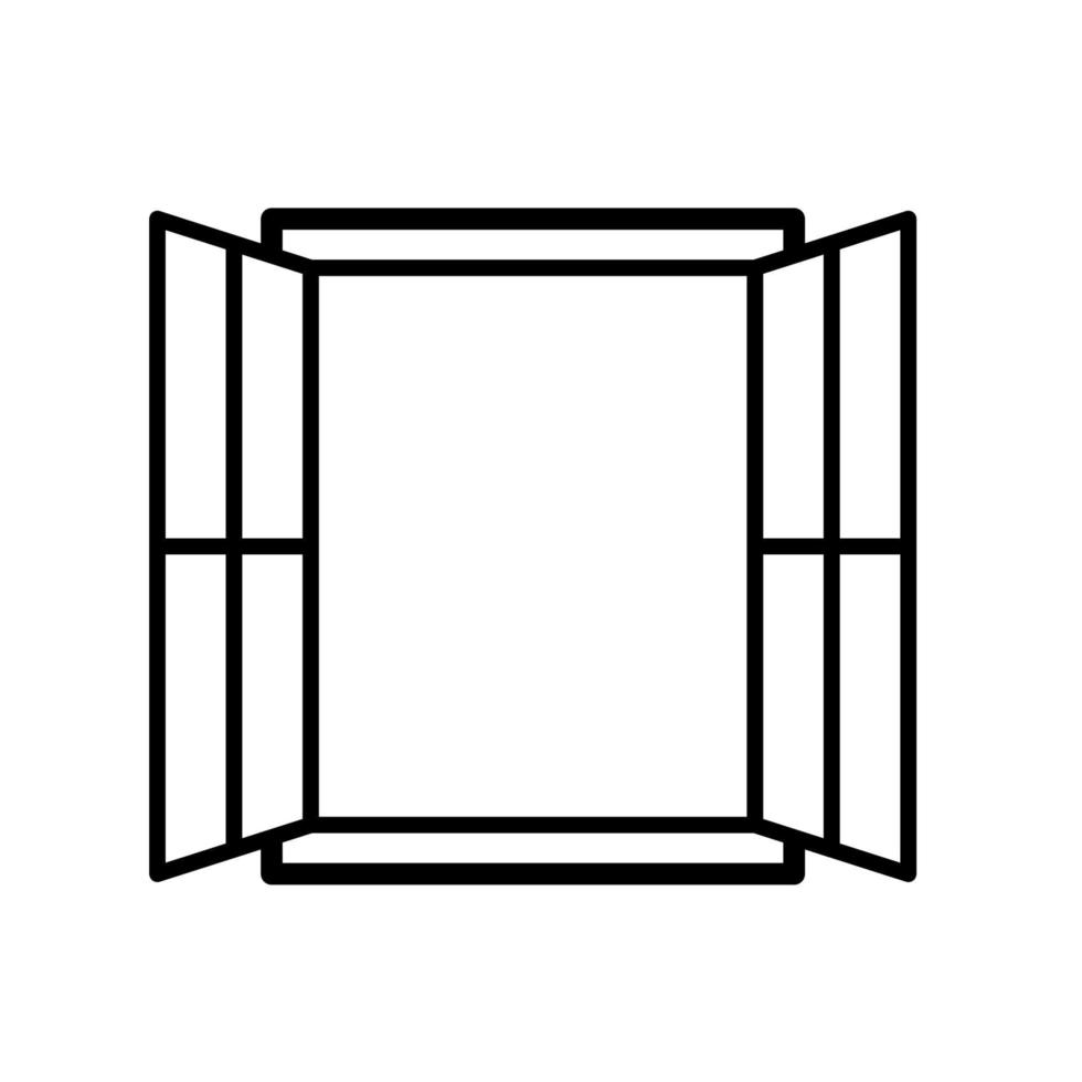 ventana icono diseño vector