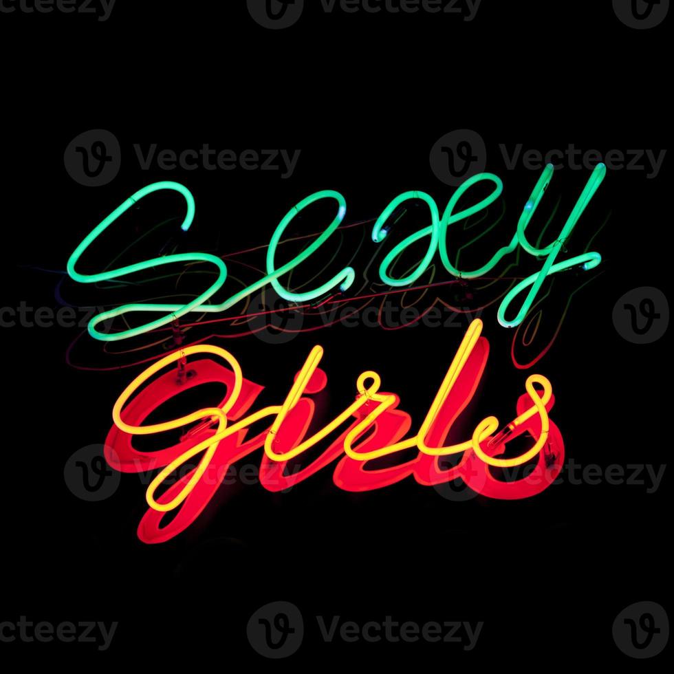 Sexy Girls - Neon light photo