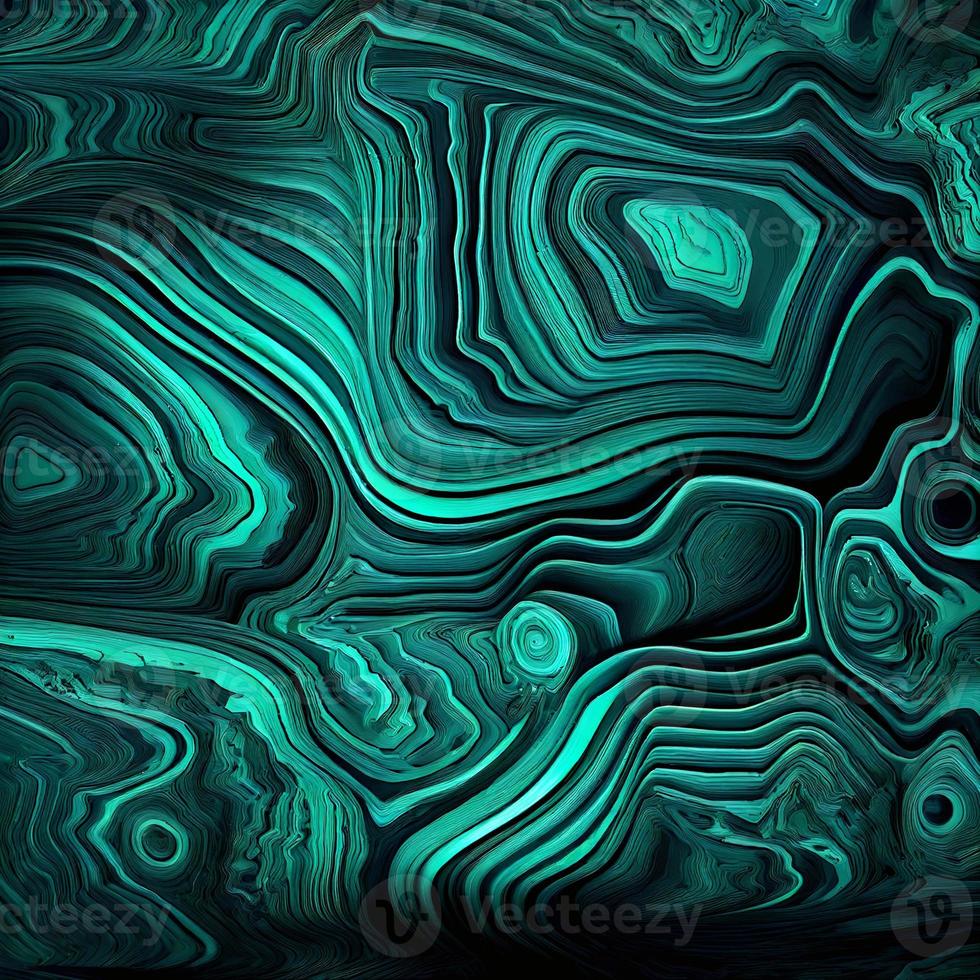 Stone malachite background texture, ai generation. photo