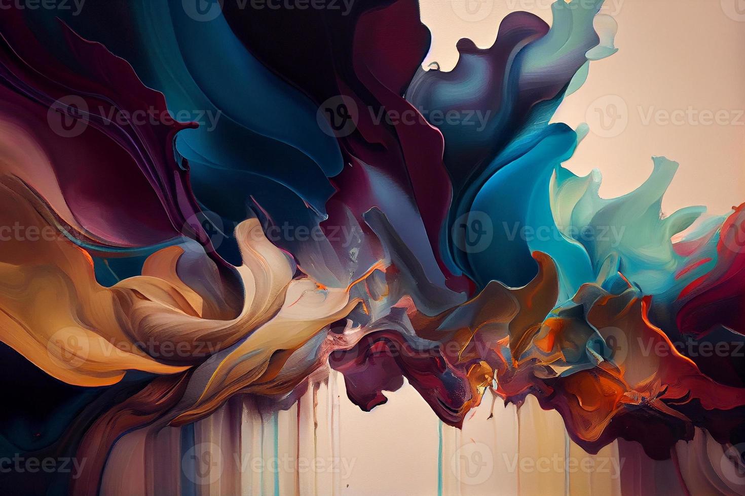 Abstract painting background, ai generation photo