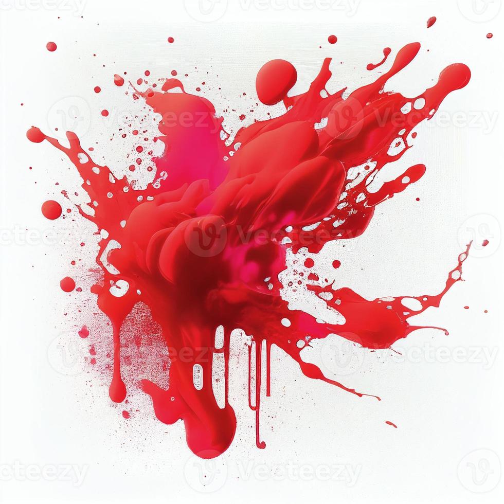 red stains background, paint, ai generation photo