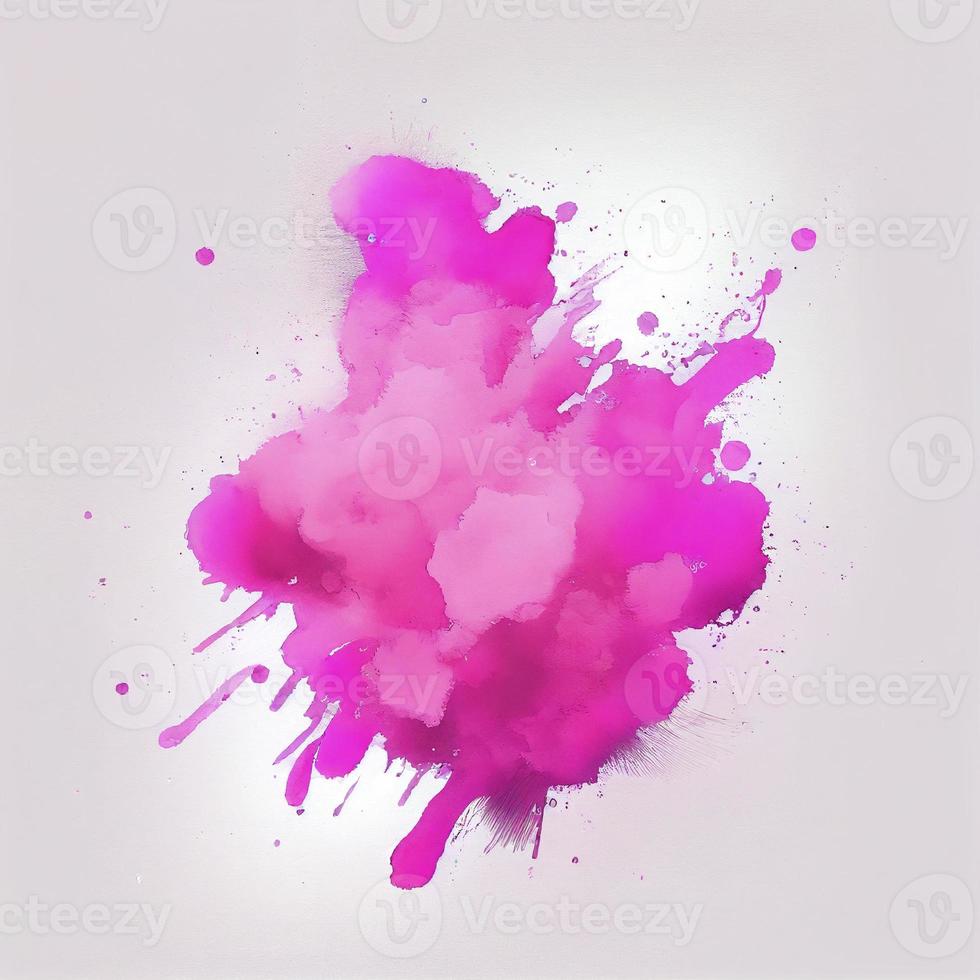 pink stains background, watercolor, ai generation photo