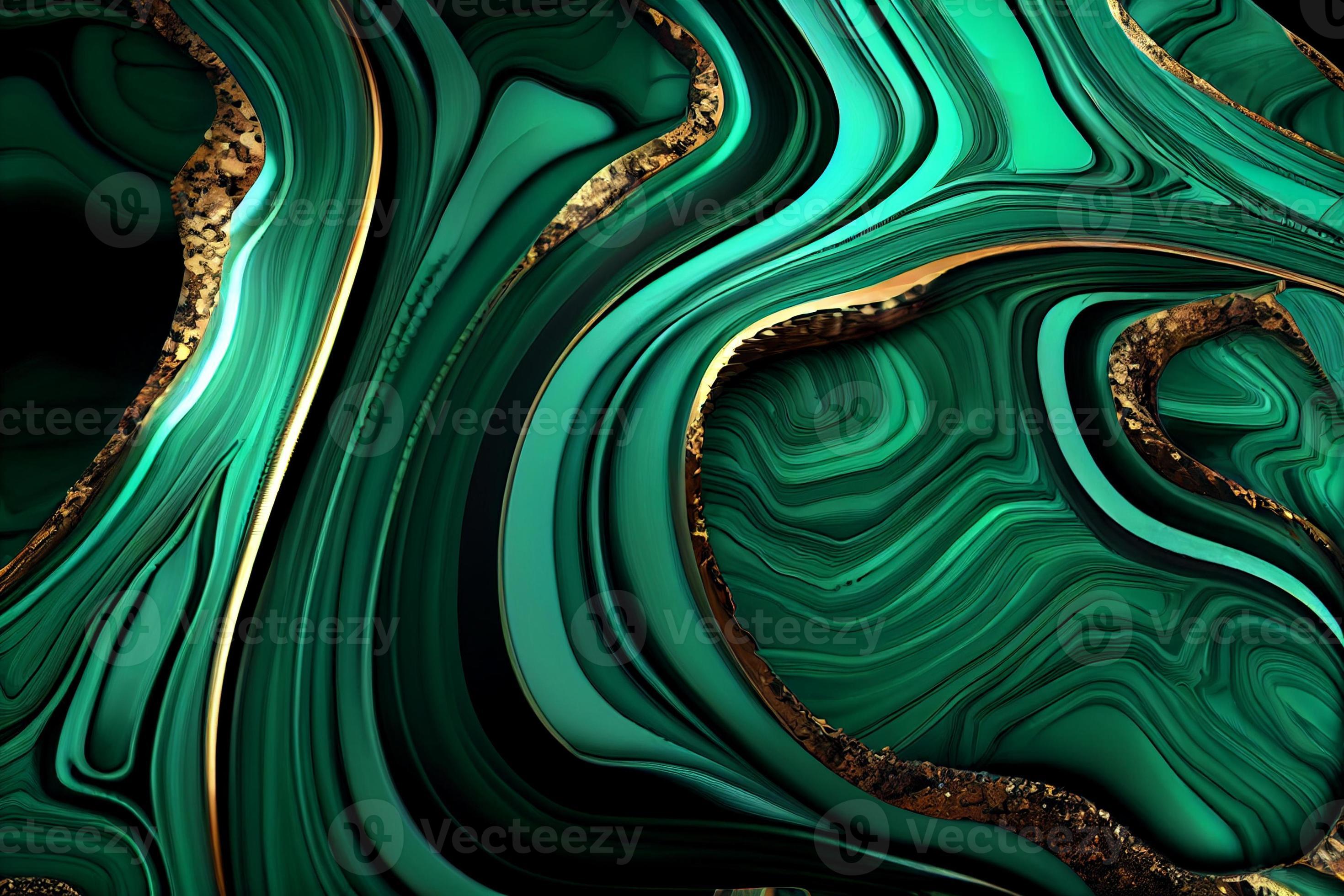Stone malachite background texture, ai generation. 22460511 Stock Photo