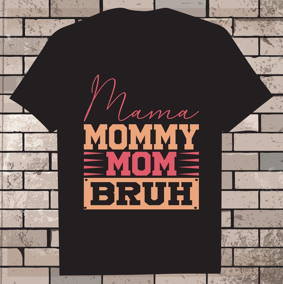 Mother's day Shirt, black vector