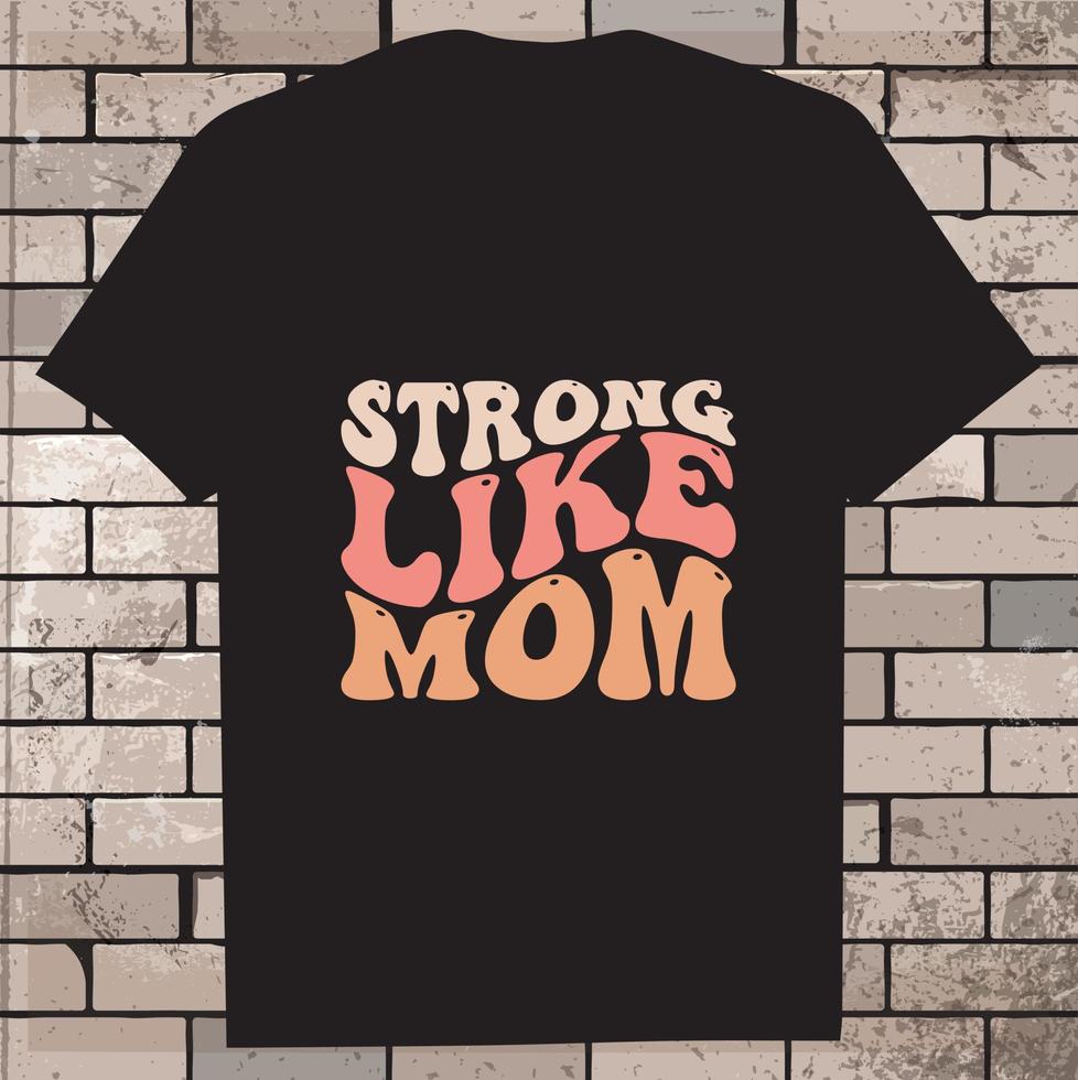 Mother's day Shirt, black vector