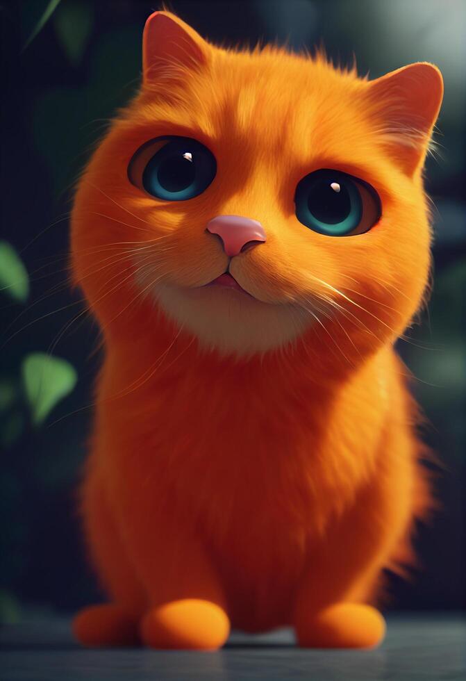 Cute Tiny Cat Image for Mobile Wallpaper photo