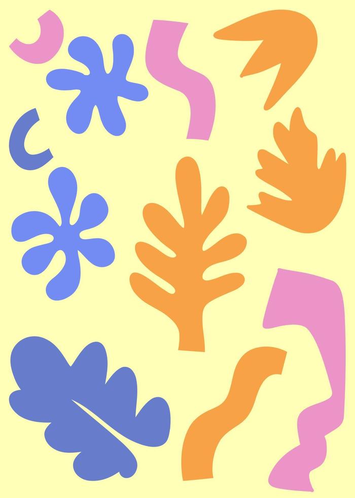 Free vector hand drawn flat design abstract doodle pattern