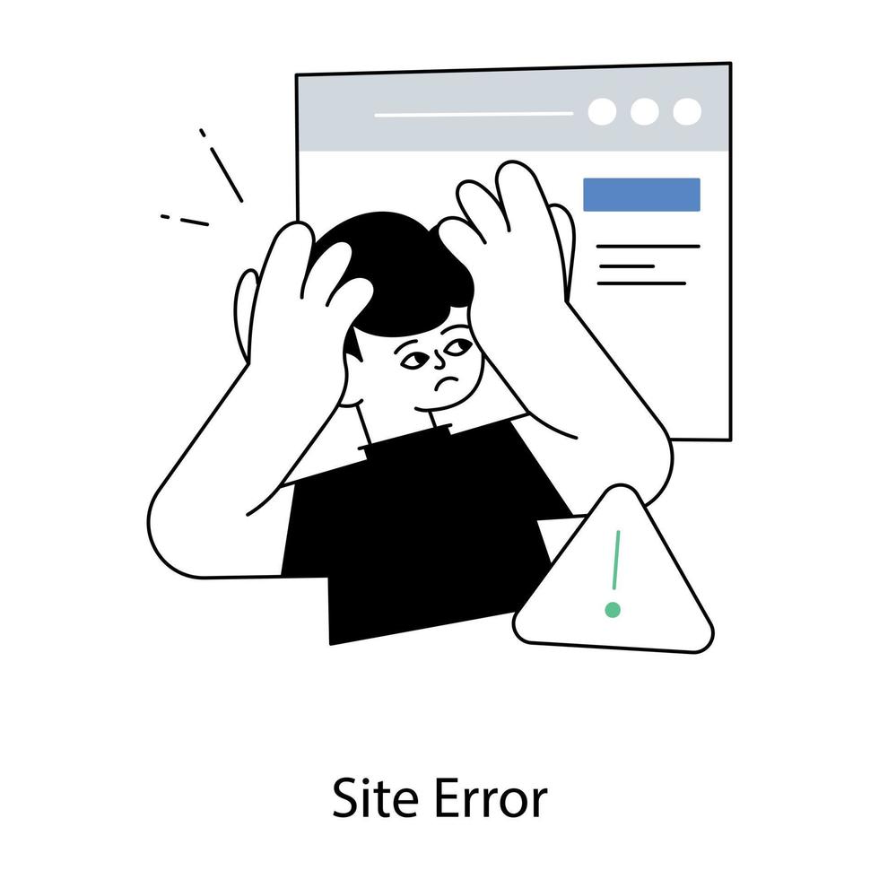 Trendy Site Error vector