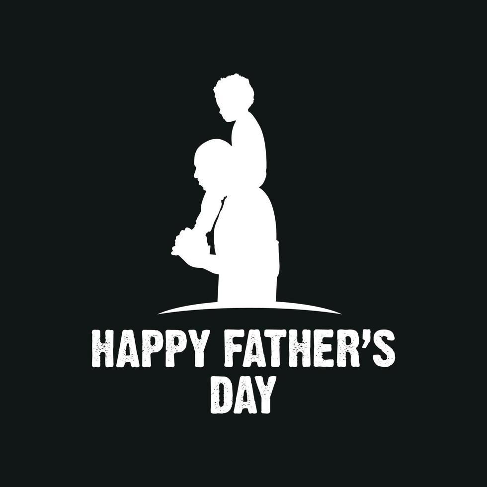 Happy father's day greeting card vector