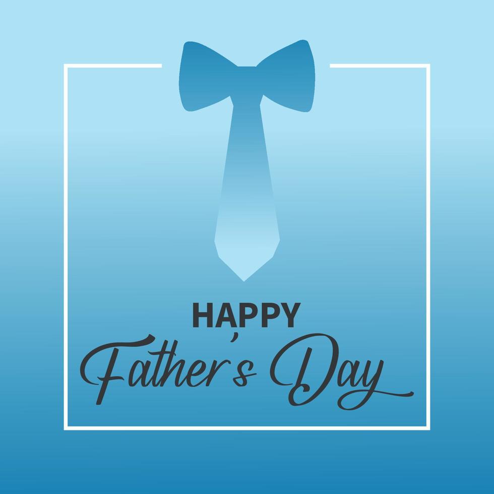 Happy father's day greeting card vector