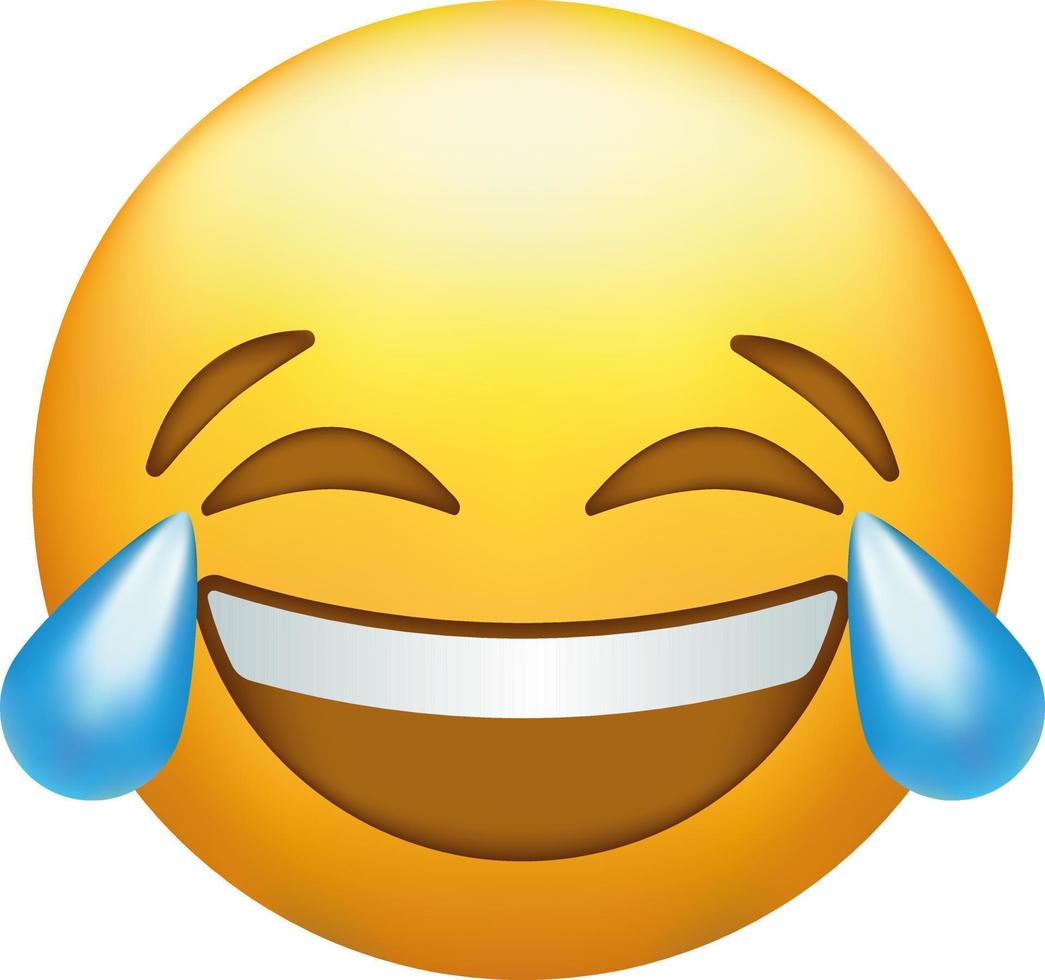 Laughing Smiling Emoji Face. Emoticon. 22461797 Vector Art at Vecteezy